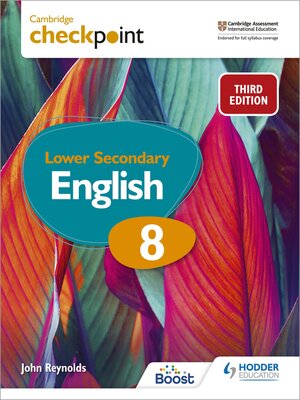cover image of Cambridge Checkpoint Lower Secondary English Student's Book 8
